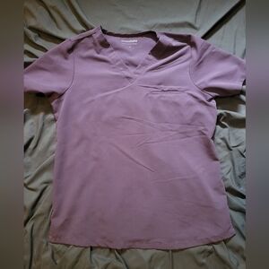 Women's Purple Mandala Scrubs Set With Jogger Pants Medium